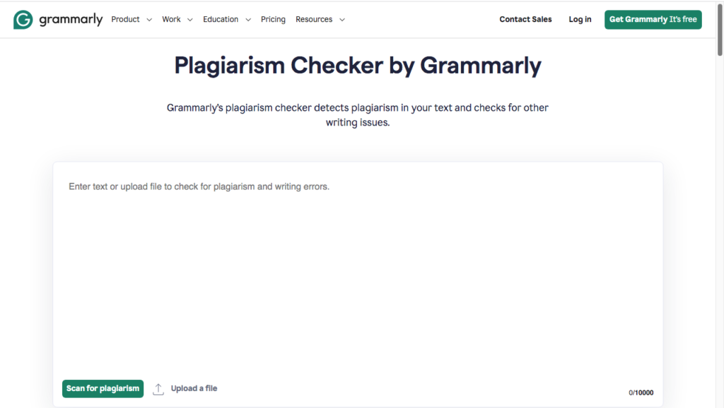 Grammarly: Best Plagiarism Checker