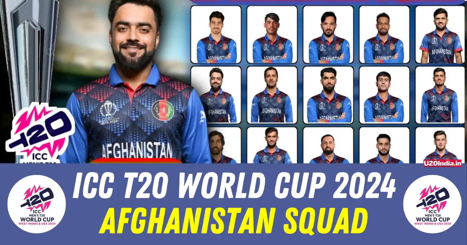 ICC T20 World Cup 2024 Afghanistan Squad: Complete list of Player Names