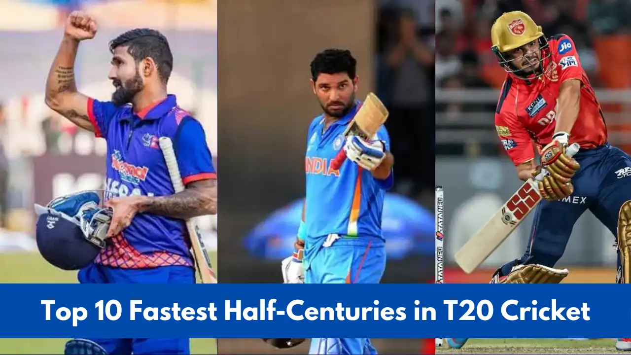 Top 10 Fastest Half-Centuries in T20 Cricket: Explosive Batting Records