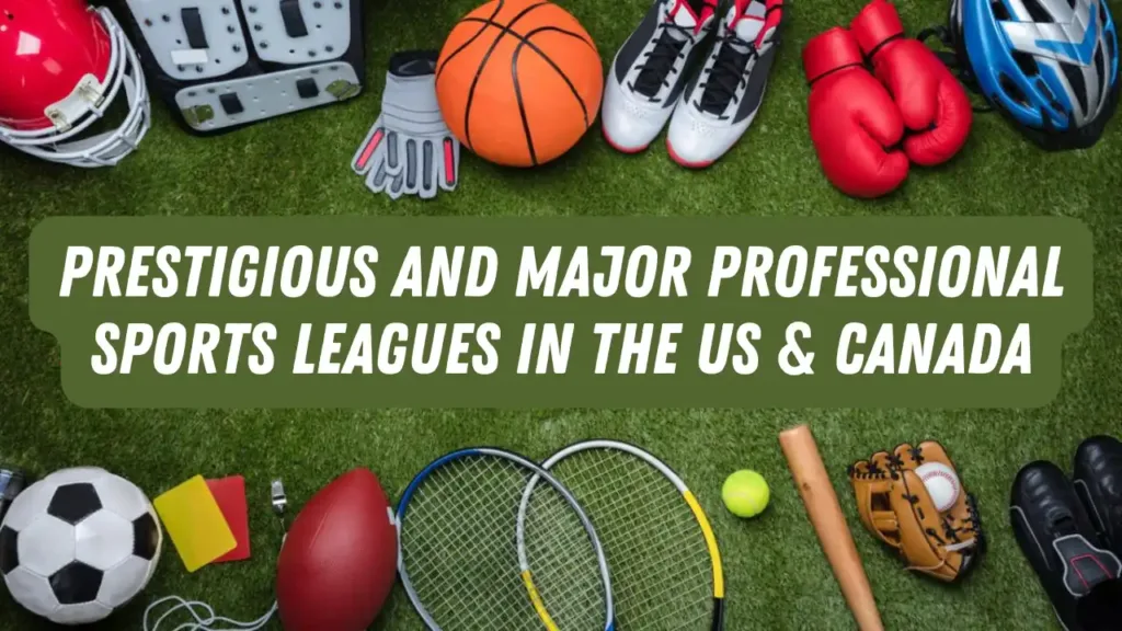 Prestigious and Major Professional Sports Leagues in the US & Canada